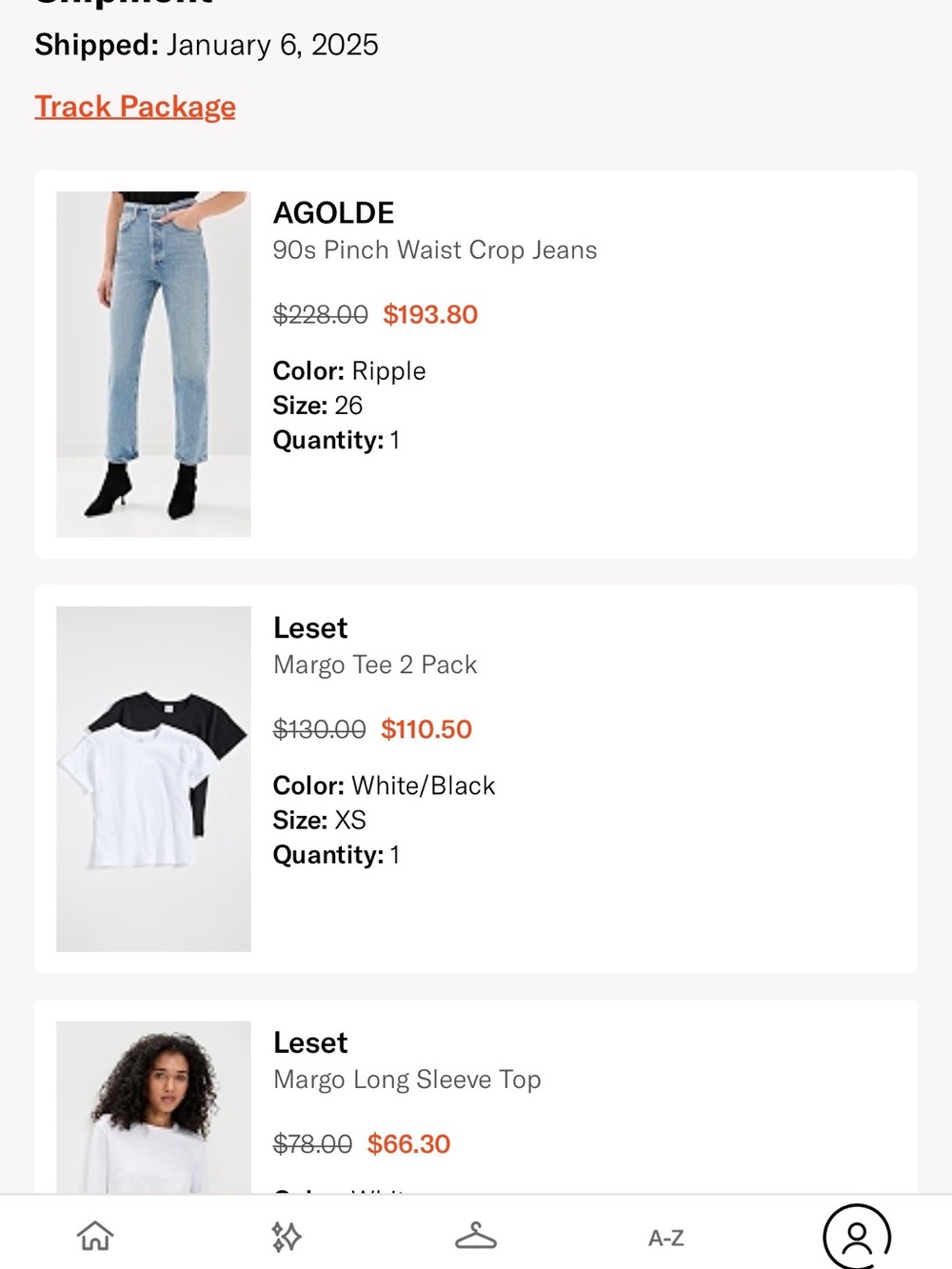 Agolde Women's Straight Leg Jeans in Light Blue Denim (new without tags) - Picture 4 of 5